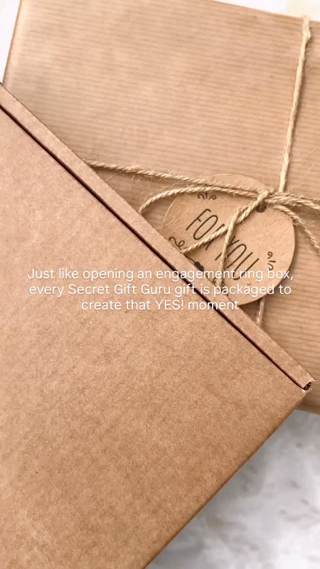 Just like opening an engagement ring box, every Secret Gift Guru gift is packaged to create that YES! moment 💍✨ From our hand-packed treats to our signature wrapping, we make sure the outside is as unforgettable as the gift inside.
#giftideas #letterboxgifts #christmasgifts #secretgiftguru #love #gift #corporategifts #giftsforher #giftsforhim
