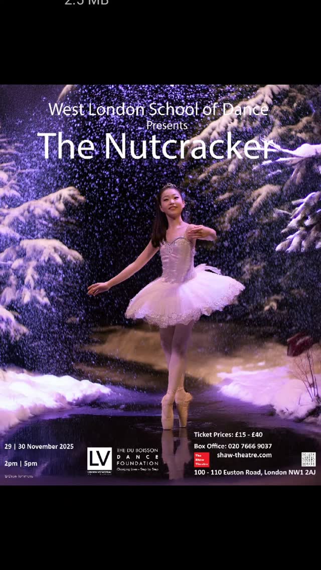 We are proud to be in collaboration with @du_boisson_dance_foundation @lvballetschool in our annual performances of The Nutcracker @shawtheatreldn
@ballet_with_anna_duboisson
Link in the bio to purchase tickets.