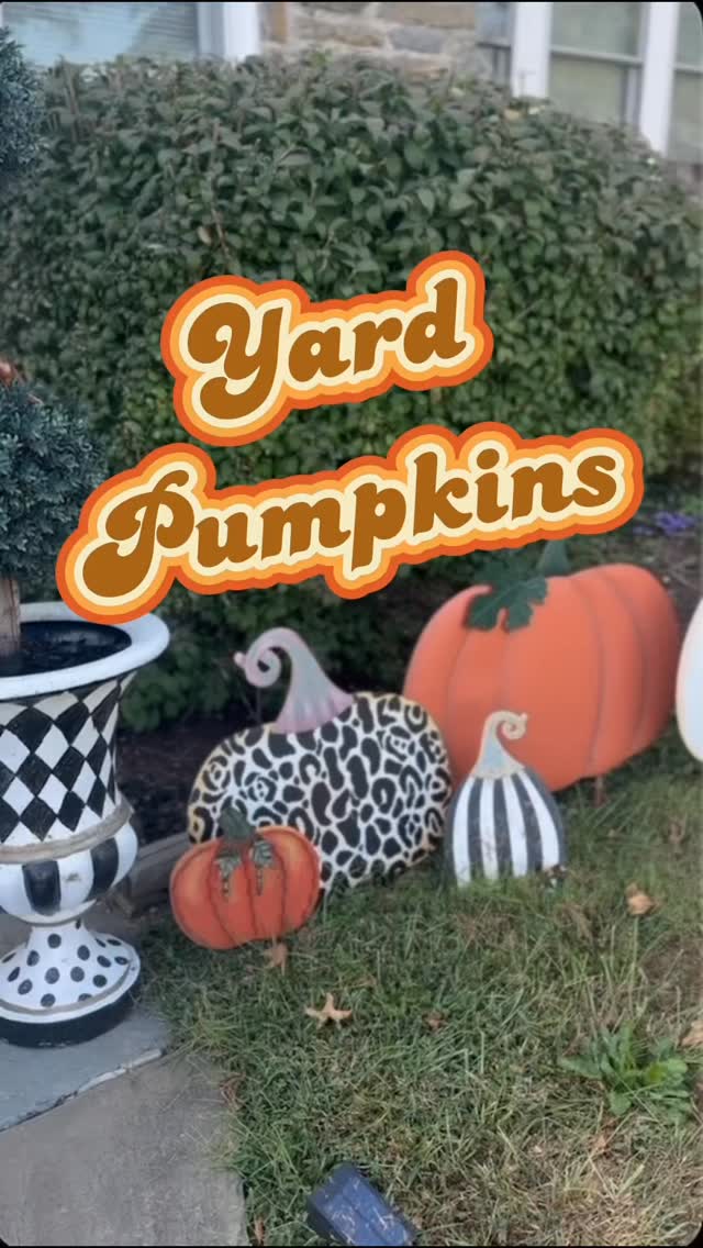Save yourself hundreds of dollars & paint your own yard pumpkins! These yard stakes from @hobbylobby are the perfect project for spooky season!
•
#diyprojects #halloweendecor #diyhalloween #paintingpumpkins #outdoorhalloweendecor