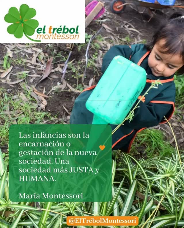 Las infancias: semilleros de un futuro más justo y humano. 💚
María Montessori nos lo recordó: “Las infancias son la encarnación o gestación de la nueva sociedad. Una sociedad más JUSTA y HUMANA.” Y en El Trébol Montessori, hacemos eco de estas sabias palabras, cultivando un ambiente donde cada niño y niña florece con autonomía, respeto y un profundo sentido de comunidad.
En nuestro día a día, vemos cómo la filosofía Montessori no solo prepara mentes, sino que nutre corazones. Al permitir que los niños y las niñas sigan su propia curiosidad, desarrollen sus habilidades prácticas y aprendan a través de la exploración, estamos sentando las bases para ciudadanos conscientes, empáticos y capaces de construir un mundo en el que la justicia y la humanidad sean los pilares.
Imagina un mundo donde el respeto mutuo, la colaboración y la paz son valores aprendidos desde la más tierna infancia. Ese es el mundo que estamos construyendo, semilla a semilla, en El Trébol Montessori.
✨ ¿Quieres ser parte de esta transformación? Te invitamos a conocer nuestra comunidad educativa y descubrir cómo juntos podemos nutrir el potencial ilimitado de las futuras generaciones.
📍 Encuéntranos y únete a nuestra familia en @ElTrébolMontessori
#Montessori #Educación #Infancia #FuturoJusto #ComunidadEducativa #ElTrébolMontessori #AprendizajeSignificativo #NiñosFelices