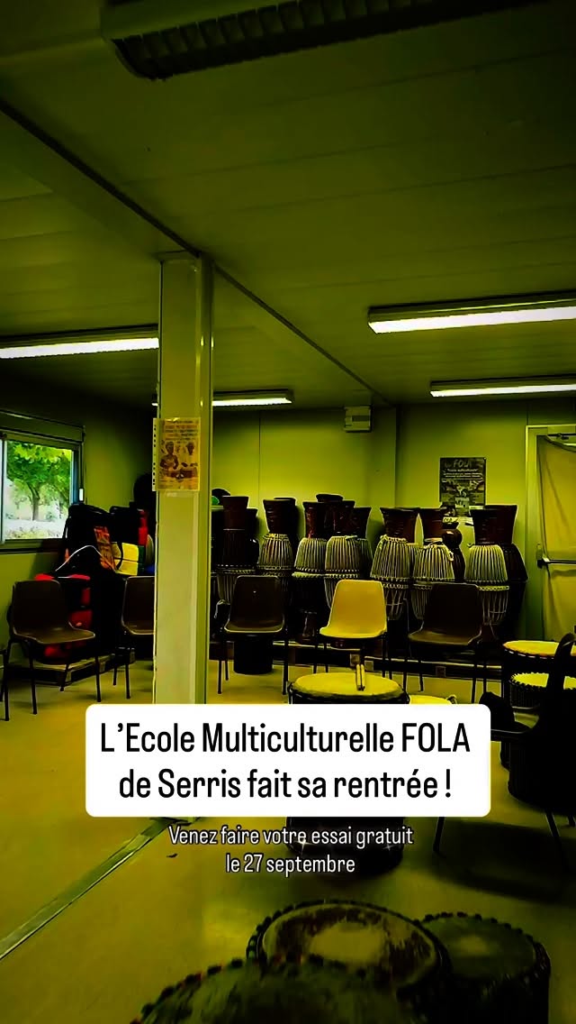 Venez faire votre essai gratuit de percussions avec l’Ecole Multiculturelle FOLA ! Au programme : 1h30 de musique, une ambiance familiale et des souvenirs inoubliables…
Adresses : 35 route de Meaux, Serris 77700
#coursdepercussions #djembe #batucada #coursdemusique #ecolefola #folapercussions #serris #valdeurope @villeserris @valdeuropeagglomeration