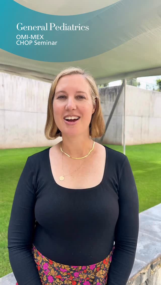 Dr. Katie K. Lockwood from the Children’s Hospital of Philadelphia shares her reflections on the OMI-MEX General Pediatrics seminar in Mexico City.
Three days of exchange, collaboration, and learning that brought together physicians from across Mexico and Latin America, strengthening pediatric care through knowledge and experience.
@OpenMedicalInstitute @drkatielockwood
#AMSA #OMIMEX #OMI #Pediatría #CapacitaciónMédica #ProfesionalesdelaSalud #Medicine #ChildrensHospitalofPhiladelphia