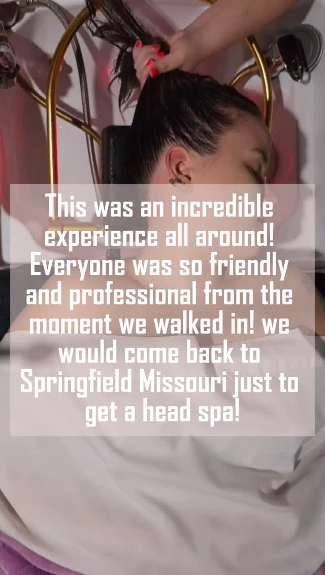 We love your reviews!🥰
#springfieldmoheadspa #springfieldmo #love #417land #headspa