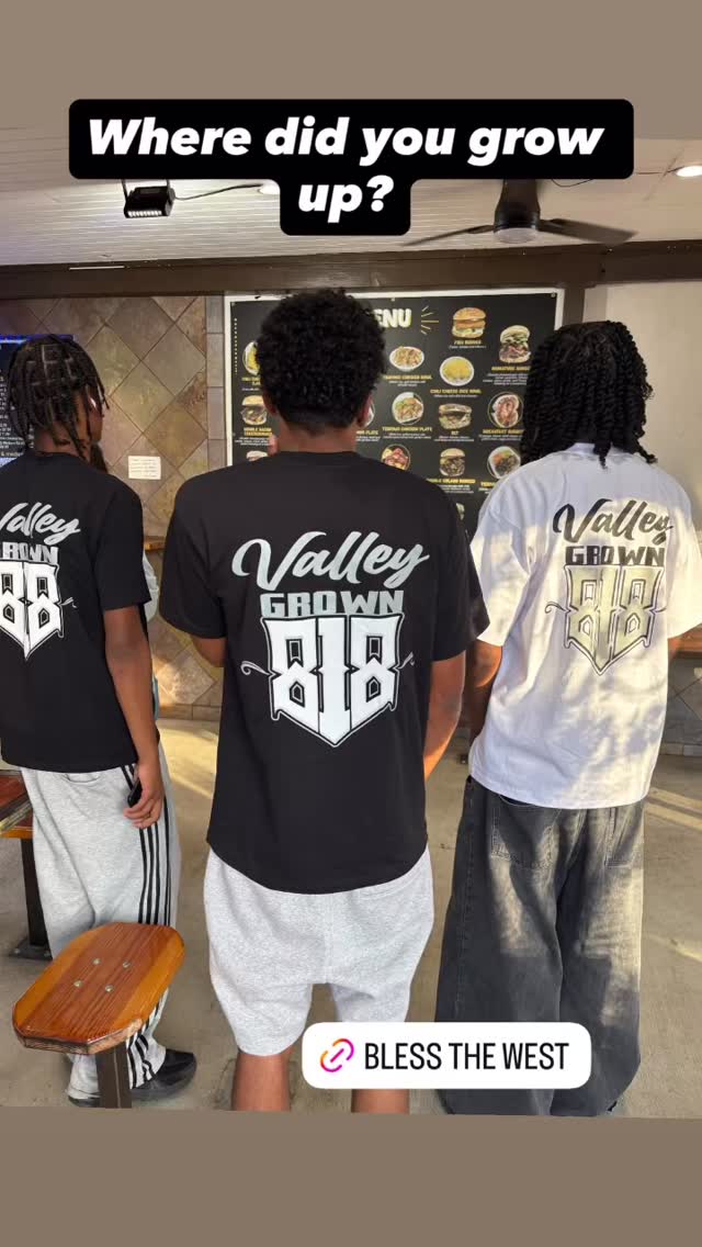 Valley Grown out West!
Bless the West Clothing Brand
www.blessthewest.com