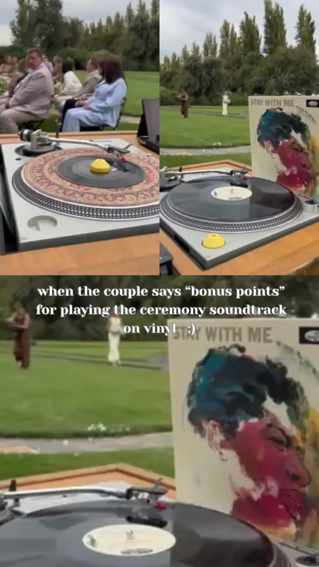 Love that vinyl sound? I’ve got you!
I just love these clients I’m attracting lately, they share a musical vision for their wedding and I’m more than happy to make it come to life!
Picked up and gifted a Glenn Miller 7” for the groom’s “Moonlight Serenade” and a Billie Holiday full length featuring the bride’s favorite “Ain’t Misbehavin”.
HUGE thanks to @haleynyalevents for suggesting me to this incredibly sweet couple, so lucky to have great vendors who are so kind.