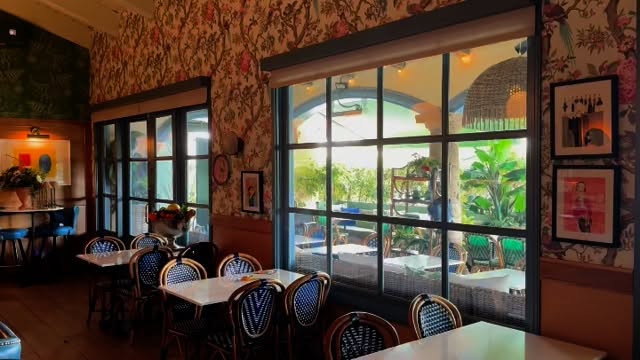 @barcecil owners chose Lifetime Blinds to do motorized shades in their posh restaurant. Hidden under blue painted valances to match the window frames the shades disappear by day and only come out at closing time.