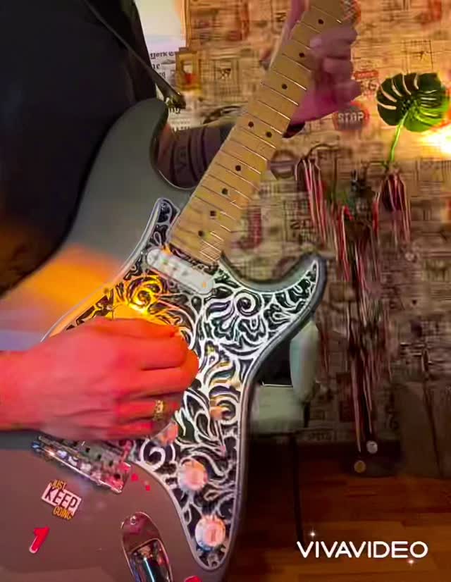 Handmade Custom Pickguard for #fenderstratocaster by @alperiouspickguard #alperiouspickguard #fender #fyp #music #reels #musician #guitar #bassguitarist #pickguard #electricguitar #world #worldwide #virals #overseas #art