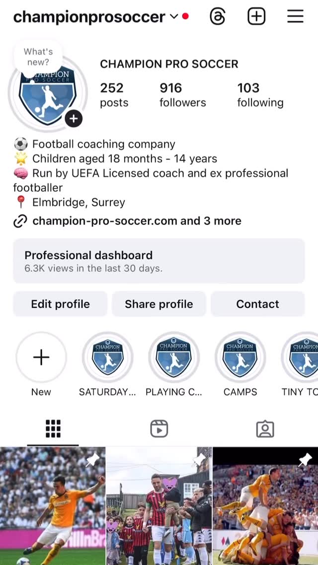 NEW KIT 👕⚽️🌟
———————-
Our bespoke training kit has been upgraded 😍
Order now straight to your door! 📦
We’d love to see our players representing Champion Pro Soccer and wearing our kit at our sessions 🙌🏼