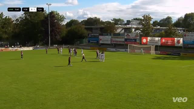 11. Minute - Der Ausgleich durch Kai Kleinert
1:1 1.FCB -FCZ