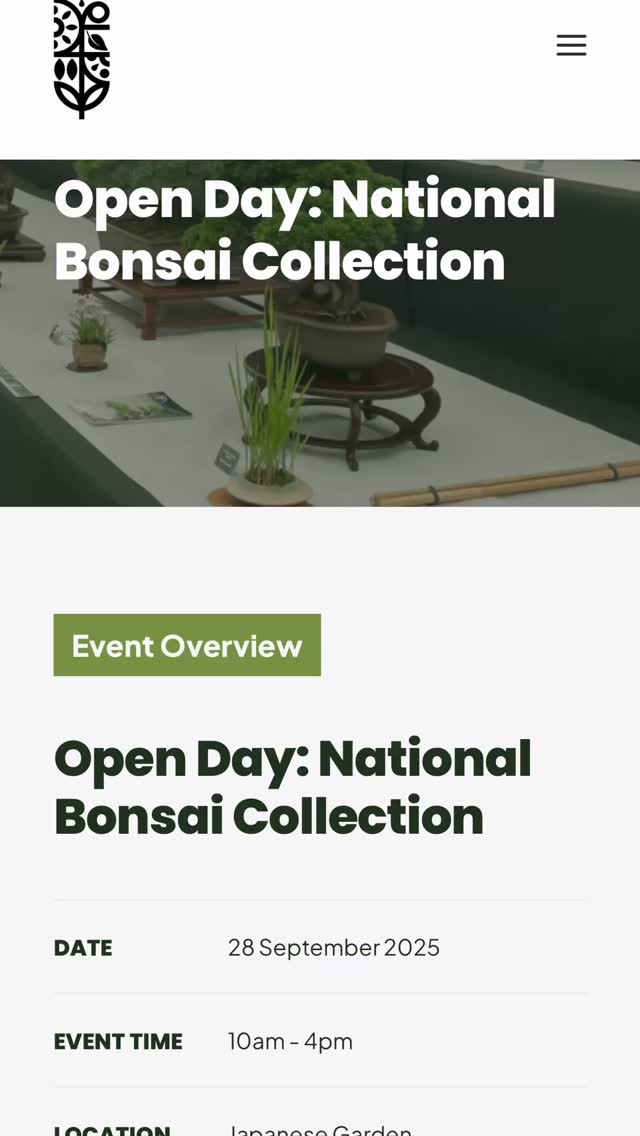 We will be at @bhambotanicalgardens tomorrow supporting Friends Of The National Bonsai Collection. If you’re interested in Bonsai trees or want to learn more about the art of Bonsai then please come along and speak to us. @southstaffsbonsai #bonsai