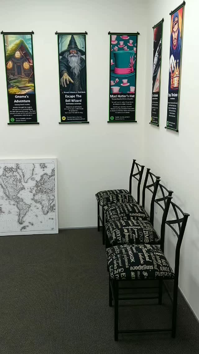 #whangaparaoa #escaperoom #teambuilding #fantasy #wizard
Come visit Escapism, Auckland premium escape room experiences - Expect Different.
Auckland's only 5 star google rated escape room and number one in NZ on trip advisor by Traveller Ranking.
Visit Escapism.kiwi