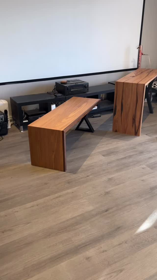 Just a quick video of our current sample stock.
These are all ready for immediate delivery 👌
Vic Ash Coffee Table $250
Messmate Hall Table $500
Recycled Messmate Square Coffee $200
Vic Ash Hall Table $500
Vic Ash Floating Shelves $300 Pair inc brackets
DM if you are interested