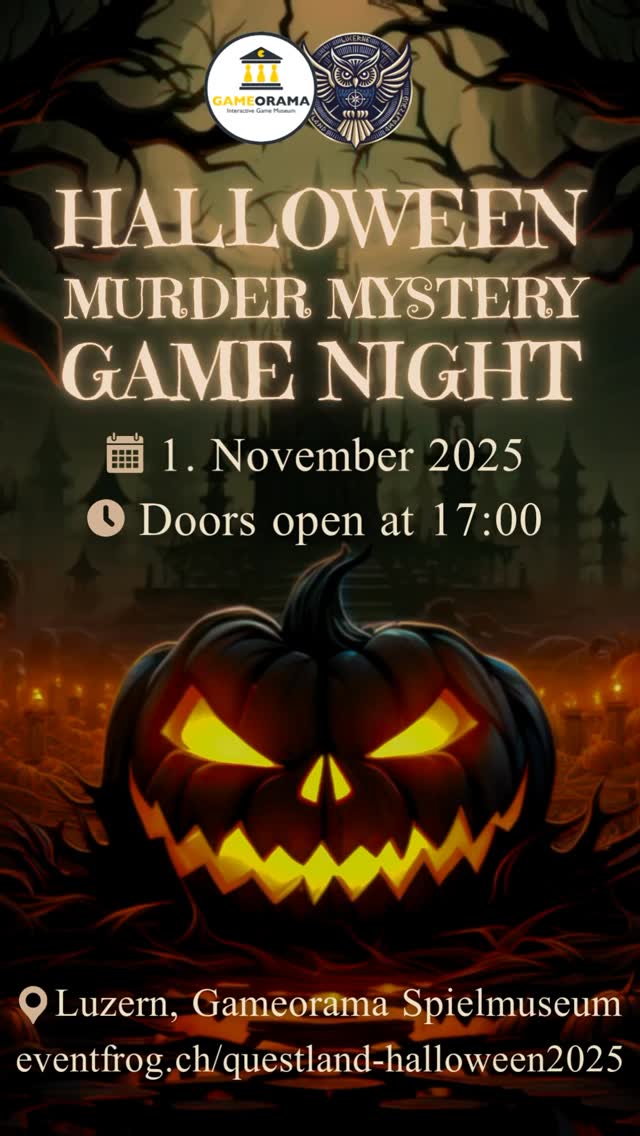 Halloween Mystery Game Night 🎃
🎫 Tickets via link in bio.
Questland CH