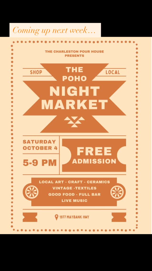 #poho #pohonightmarket #charlestonevents