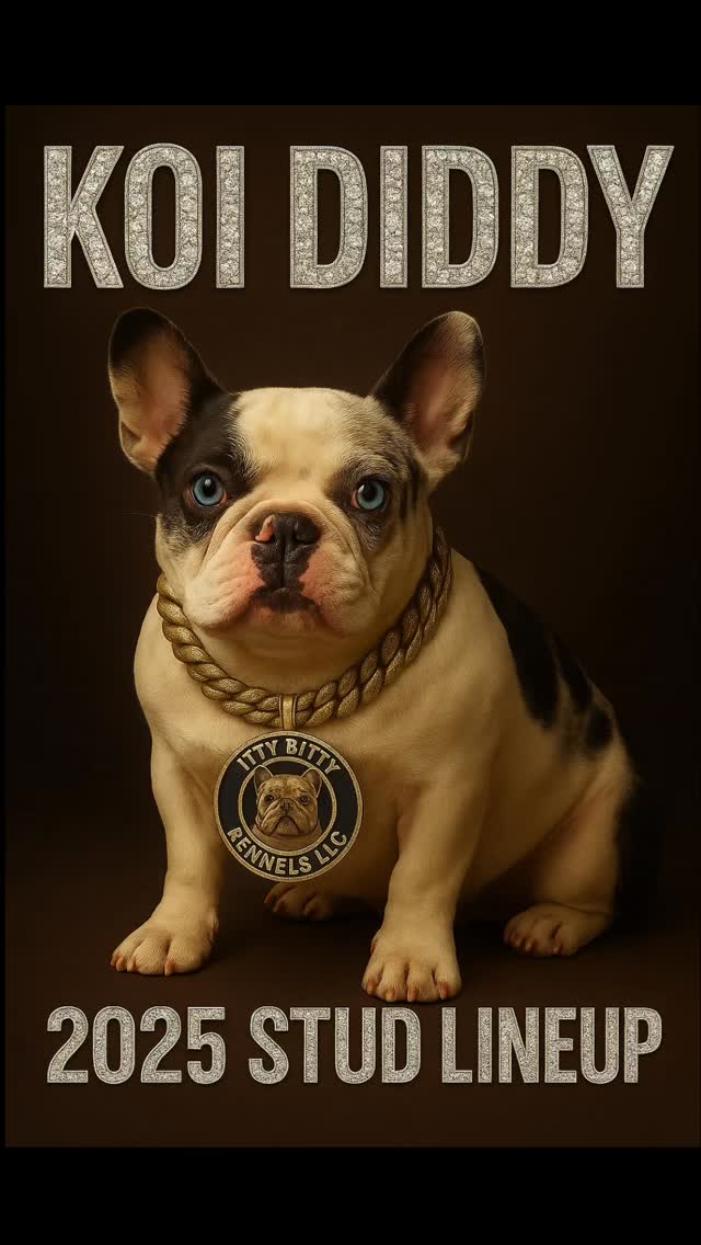 KOI DIDDY
🧪🧫🧬
n/A
at/at
B/b
N/co
D/d
EM/e
L/I¹
No pied ,No brindle
#koididdy #ittybittykennels #frenchbulldog #frenchbulldogsofinstagram #frenchielove #frenchiesociety #frenchie #frenchielife