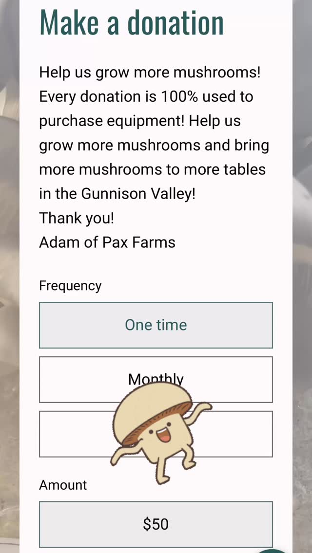 Ok. To be 100% transparent I do not like asking for help. Weโre in the process of growing and need everyoneโs help with the cost of equipment. The demand is exceeding our space and manual labor abilities. Right now every donation and sticker purchase goes towards the purchase of equipment. Weโre looking to purchase a used Bubba Barrel, Thor substrate bagger, cement mixer, and another flow hood. All shipping in the US is free for stickers. Paxfarms.net (link in the bio) and our shop for stickers too!
#paxfarms #paxmeanspeace #gunnisongourmet #knowyourfarmer #mushrooms #gourmet #gunnison #crestedbutte #local #gunnisonvalley #soyfree #