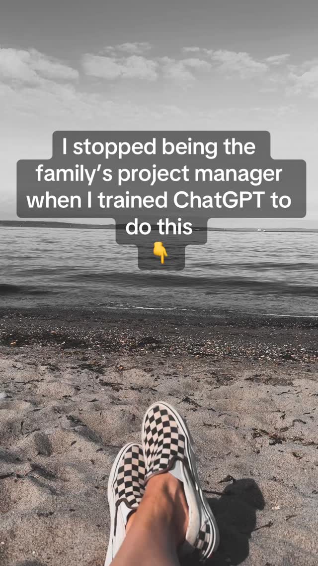 For years, I was the default “project manager” of our home.
I wasn’t just doing tasks—I was delegating, reminding, and anticipating everything too.
And it was exhausting.
Now? ChatGPT carries that role. It summarizes emails, plans meals, and even drafts my partner’s task list.
I finally get to step out of the project manager chair and just be present.
🧠 Want your own Mom Brain Assistant? Check out my Link In Bio— 10 minutes and you will have your AI tool (like ChatGPT) thinking like your own Mom Brain ❤️
Or 💬 Below & I’ll send you the link!
👉Follow for more prompts that turn invisible labor into shared labor.