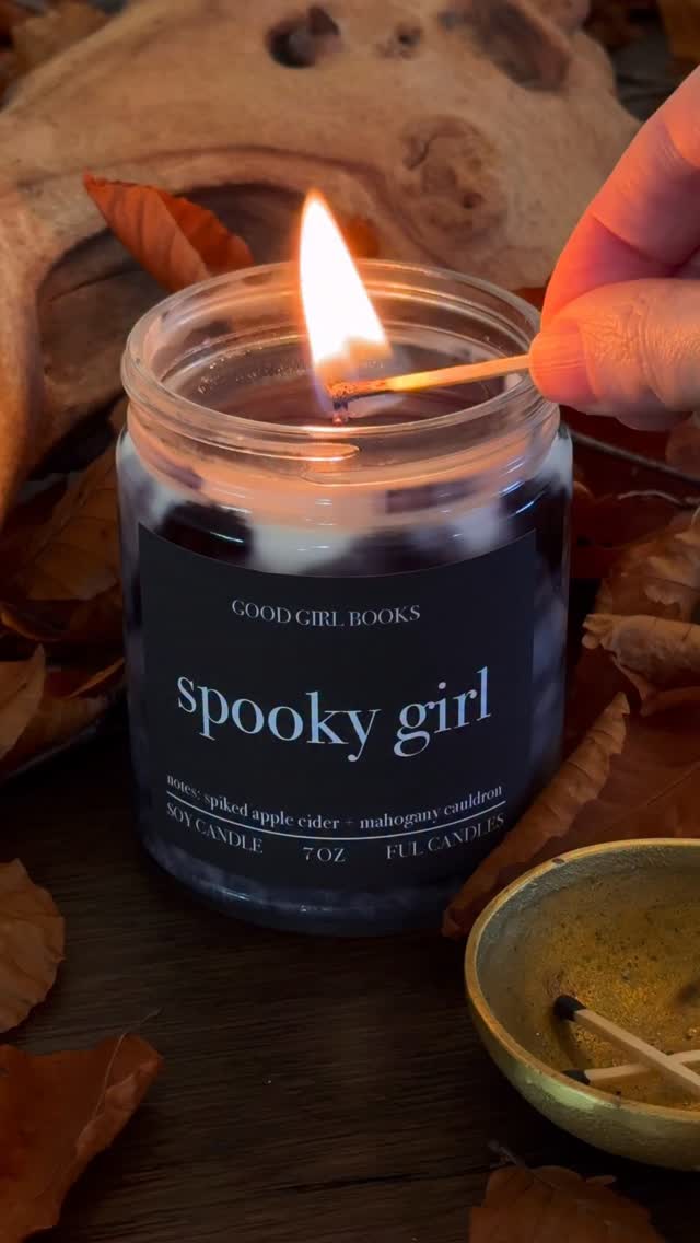 Making more of these spooky cuties today. So happy y’all are loving them. Just a reminder, they’re available exclusively at @goodgirlbooksknox 👻 Happy haunting!