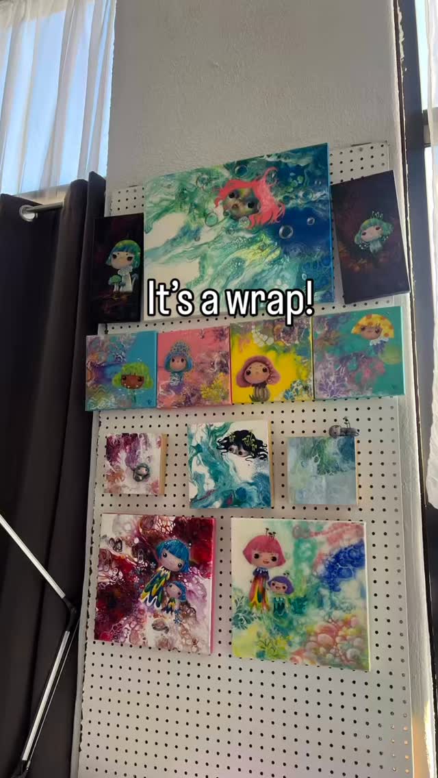 What a blast weekend!
Thank you for coming to my open studio 💕✨