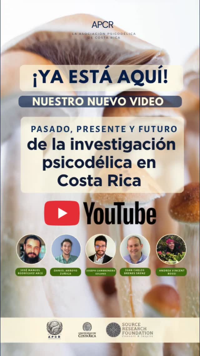 El viaje de las plantas sagradas en Costa Rica continúa, ahora con la investigación psicodélica.
¿Te has preguntado cómo se ve el futuro de la salud mental en Costa Rica? Descúbrelo en nuestro nuevo video. La historia apenas comienza.
https://youtu.be/6aIbZvh_JU0?si=UfazEz93vYAiLNKh
Encuentra el enlace de nuestro canal de YouTube en nuestra biografía para ver este y otros videos.
