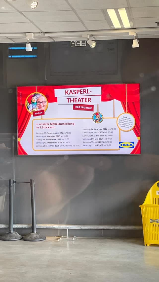 Baustellenplakat 😀....wir sehen uns am 11. 0ktober in einer neuen gestylte Wohnung wieder
@ikeaaustria @kasperlhausreni #freude #kinderlachen