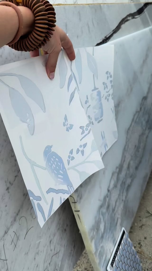 Come stone + tile shopping with us for our That’s So Rad historic downtown Charleston project!
Selecting the perfect stone for your kitchen counters is one of the most challenging tasks our clients are asked to complete. We love being able to guide you through exactly how each stone will fit best into your lifestyle while still remaining a classic, timeless choice.
Interior designers, Charleston interior designers, lowcountry living, kitchen island, kitchen counter tops, backsplash, wallpaper,