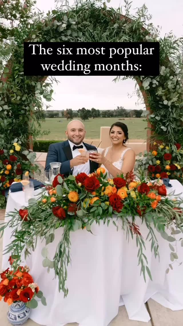 The most popular wedding months can vary by region and preferences, but traditionally, in many parts of the world, these months tend to be popular for weddings:
1. June: It’s often a favorite due to pleasant weather in the Northern Hemisphere, especially in the United States and Europe.
2. September: As the summer heat begins to wane, September offers a comfortable climate for outdoor ceremonies.
3. October: Known for its beautiful fall foliage in many places, making it a picturesque choice for weddings.
4. May: Springtime blooms and milder weather make May a popular choice, especially in the Northern Hemisphere.
5. August: Despite some places experiencing hotter temperatures, August remains a popular month for weddings, likely due to summer vacation availability.
6. July: Similar to August, July is favored for weddings due to warm weather and the potential for outdoor celebrations.
These months tend to see higher wedding rates, but personal preferences, cultural influences, and seasonal variations can lead to different popular months in various regions.
Happy planning. Follow for more tips, trick, and insights!
Photo: @mvf.portraits