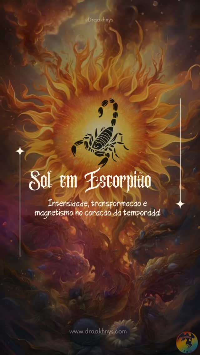 De 24 de outubro a 22 de novembro, o Sol transita por Escorpião, trazendo consigo uma energia intensa, transformadora e reveladora. ✨ Este período nos convida a mergulhar nas profundezas da nossa essência, a enfrentar verdades ocultas e a liberar tudo que não nos serve mais. É o momento perfeito para descobrir forças que estavam adormecidas e emergir mais poderosa e consciente. 💫
Escorpião não tolera superficialidade. Ele nos desafia a olhar de frente para nossos medos, segredos e padrões emocionais. 🔥 Aquilo que antes parecia frágil ou escondido, agora pode ser transformado em poder absoluto. Cada emoção intensa, cada desejo profundo e cada relação que passa por tensão se torna uma oportunidade para crescimento e autoconhecimento. 👁️
💡 Como aproveitar essa energia para:
✔️Observe padrões emocionais que precisam ser transformados ⚡
✔️Encare medos e segredos pessoais para transformá-los em poder 🔮
✔️Purifique relacionamentos e situações que drenam sua energia 🌿
✔️Use o autoconhecimento para renascer das próprias sombras 🌑
Este período não é apenas sobre você, mas também sobre o coletivo. Revelações podem surgir em relações, sociedades e até em áreas profissionais. 🌍 Tudo o que estava oculto tende a vir à tona, e isso é um convite para ação consciente e transformadora.
💌 Se você sente que precisa aprender a transformar sua vulnerabilidade em força e seus rituais pessoais em magia, eu posso guiar esse processo com consultas de tarot, mentorias e terapias que despertam seu magnetismo.
📌 Agendamentos pelo WhatsApp (links na bio, pagamento no ato).
✨ Me siga em @draakhnys, inscreva-se no canal @draakhnysoficial e visite www.draakhnys.com.