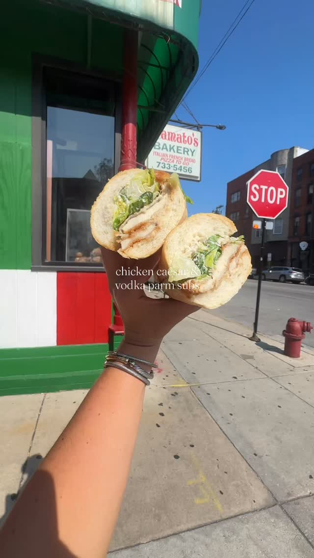 Chicken Caesar ✔️ Vodka Parm ✔️ Cannoli dip ✔️ @damatosbakeryandsubs never misses. 🤩👏 🇮🇹
#chicago #chicagofood #chicagofoodie #chicagorestaurants #chicagoeats #bakery #chicagobakery