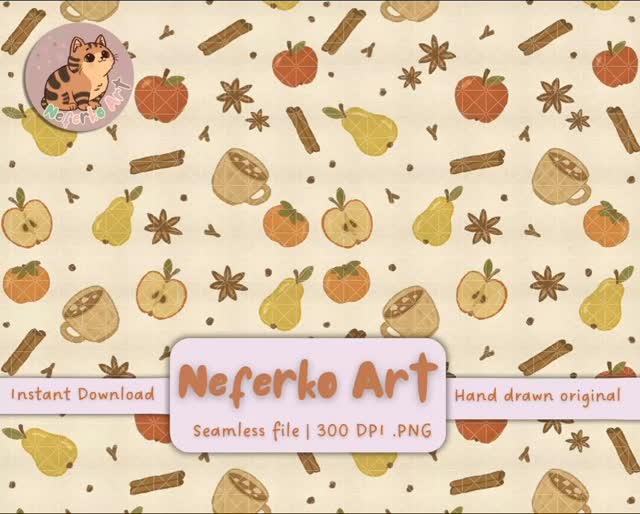 Here’s some more seamless patterns that I’ve made that are now up in my Etsy store! I’ll be adding them to my web store as well, soon.
Autumn and Halloween are my favourite times during the year, so I hope you like them!
#autumnvibes #halloweenvibes #かわいいイラスト #neferkoart #kawaiiillustration #stickershop #seamlesspattern #seamlessdesign #cosyvibes #autumnvibes🍁 #かわいい猫