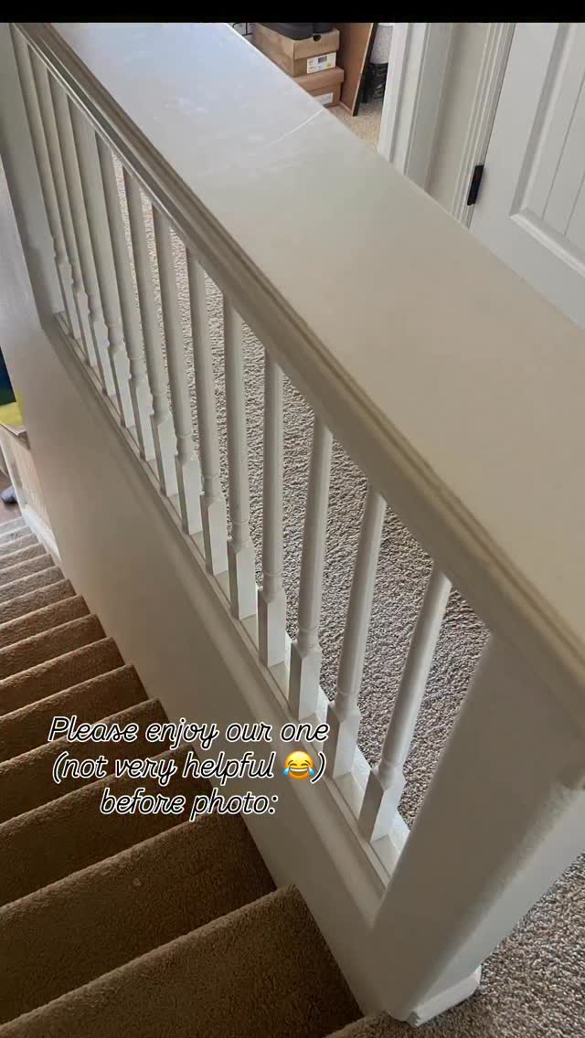 I have very little 'before' content of this railing and the flooring hasn't been installed, but who cares when the railing looks THIS BEAUTIFUL!! Absolutely in love with how this turned out! The white oak cap, double collared balusters, the rounded fittings, the newel post... it completely changes the feel when you walk into the home! Custom work is more of an investment but oh so worth it! 😍
#boiseinteriordesigner #boisegeneralcontractor #boiseremodel #boise #boiseinteriordesign #eagleidaho #remodel #beforeandafter