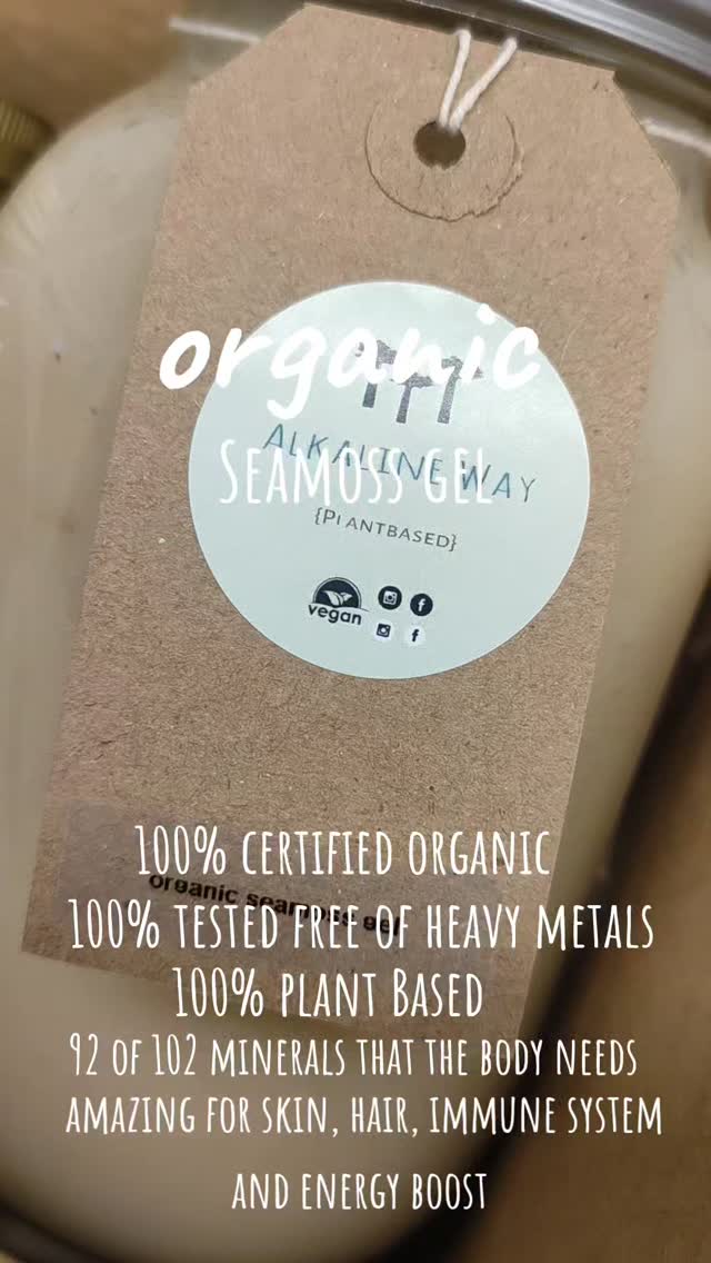 100% Organic Irish Seamoss ✅
.
No added anything, just pure organic seaweed! ✅
.
Natural super food ✅
.
Contains 92 of the 102 minerals that the human body needs ✅
.
Supports thyroid, immune and digestive health ✅
.
Excellent for skin, hair and joint health✅
.
Natural electrolyte and energy booster ✅
.
Choosing #organic ensures it's free from heavy metals, any added bulking agents and any fillers ✅
.
Organic is the purest form ✅
.
#seamoss #pureform #purest #fresh #freefrom #92 #skinhealth