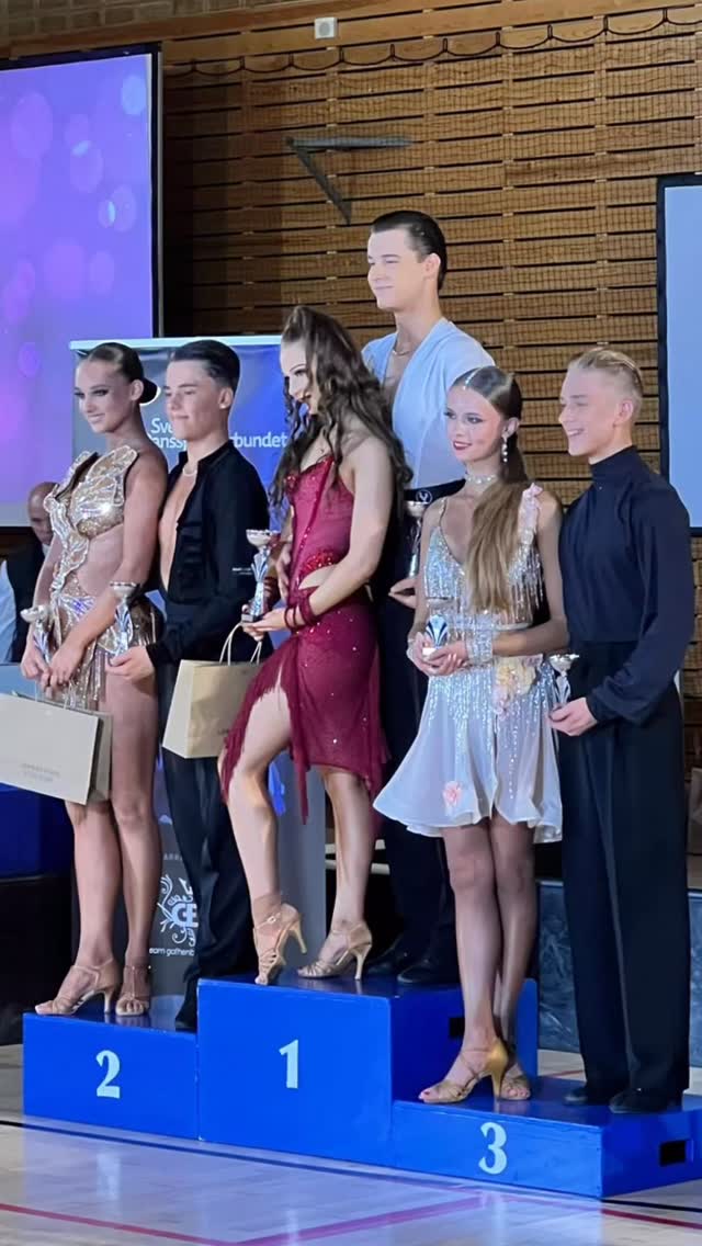 Lite bilder från prispallen från förra helgen…
#danssport #wearemagictogether