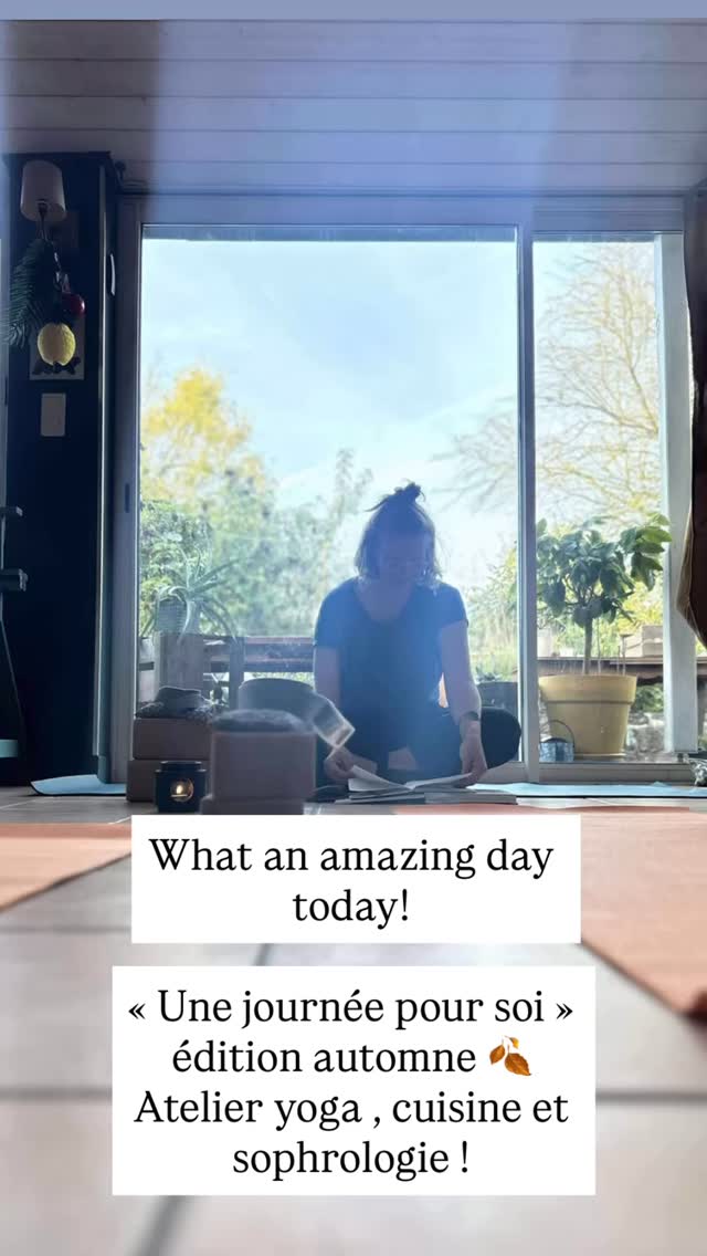 What an amazing day ! « Une journée pour soi » édition automne 🍂 Atelier yoga , cuisine et sophrologie !
Un grand merci aux 7 femmes incroyables.
Quelle expérience incroyable et forte !
.
.
#yoga #bienetre #yogabretagne #yogapourtous #evisolayoga #retreat #wellbeing #ateliercuisine #sophrologie #partage #yogadinan