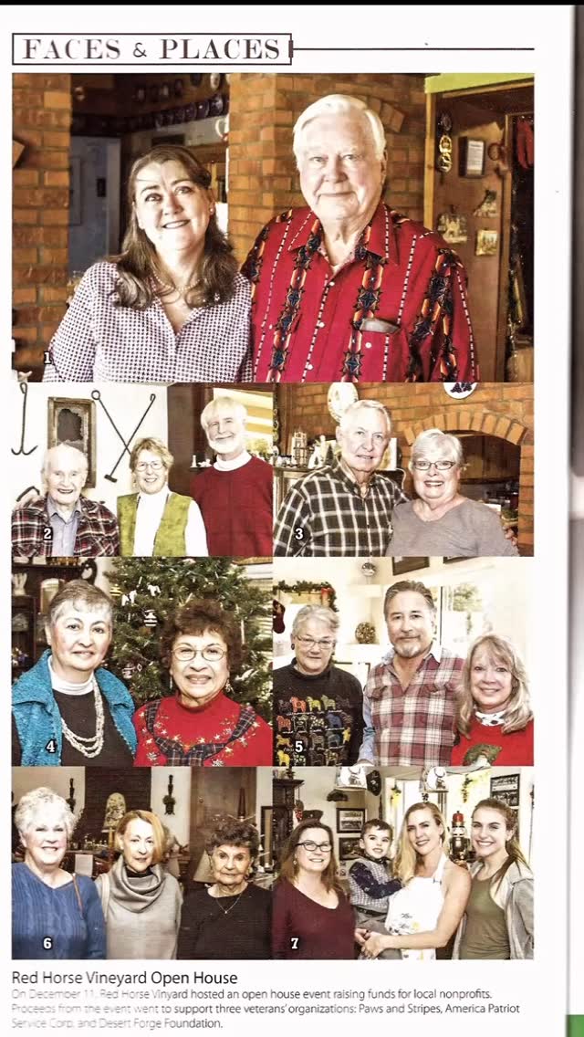 Early TBT to our Red Horse Vineyard Open House ✨
What an incredible day it was welcoming friends, family, and neighbors for an event that brought so much joy—and raised support for local nonprofits making a real impact. Proceeds went directly to veterans’ organizations like Paws and Stripes, America Patriot Service Corp, and Desert Forge Foundation.
Grateful for the laughter, the holiday spirit, and the generosity of everyone who joined us. 💛🍷
Here’s to more gatherings that celebrate community, creativity, and giving back.
#RedHorseVineyard #CommunityFirst #ABQEvents #SupportLocal #FacesAndPlaces