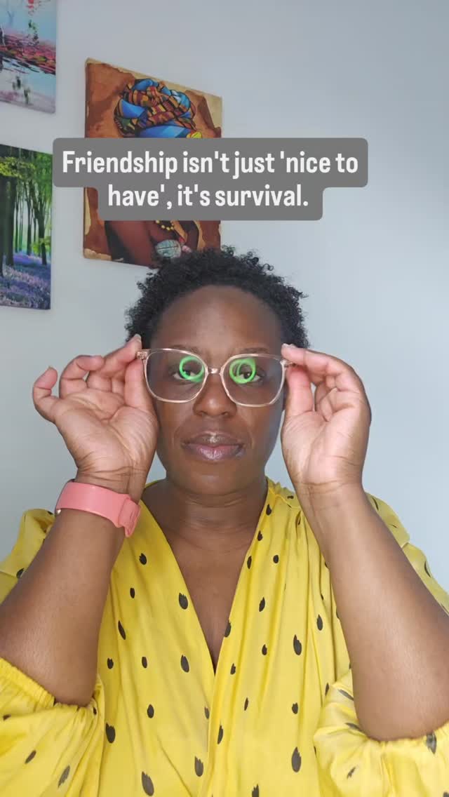 Friendship is not just about fun nights out or group chats full of memes. It’s one of the most powerful tools we have for healing.
When you’ve grown up in survival mode—navigating trauma, emotional neglect, or hyper-independence—you might believe you’re meant to cope alone. But the truth is, our nervous systems are wired for connection.
💛 Being with a friend who listens without judgment.
💛 Laughing so hard you forget your stress for a moment.
💛 Having someone remind you: “You don’t have to carry this alone.”
This isn’t weakness. This is human biology, co-regulation, and collective care. Healing is relational. And friendship is proof that safe love can change us.
✨ You don’t have to do it all by yourself anymore.
📥 Click the link in bio if you’re tired of going it alone and want to explore how therapy can help you rebuild safe, nourishing connections.
#TheSelfLoveTherapist #FriendshipHealing #RelationalTherapy #HealingTogether #CollectiveCare #NervousSystemHealing #SafeConnections #TherapyForTrauma #HyperIndependenceHealing #YouAreNotAlone