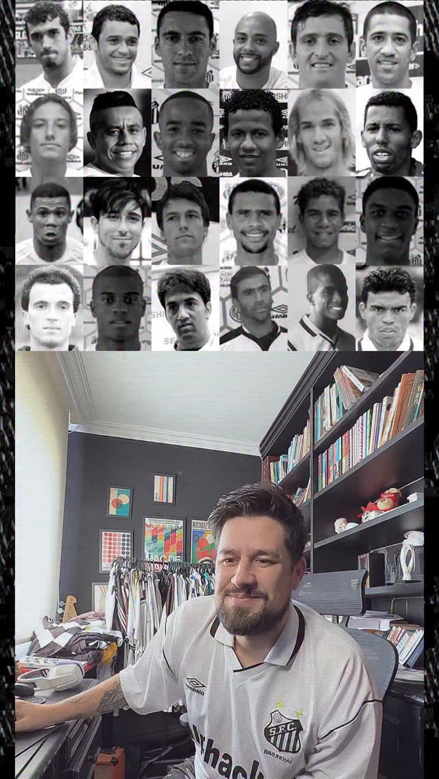 Episódio final da Trilogia, com o desafio mais difícil dos 3.
Gabaritou = phd em Santos
20 pontos = mestre em Santos
10 pontos = pós graduado em Santos
5 pontos = graduado em Santos
Menos de 5 = estagiário
E aí quantos jogadores do Santos FC das décadas de 90, 00, 10 e 20 conseguiu identificar nessas fotos? Deixa o seu grau nos comentários!
#santos #santosfc #futebol