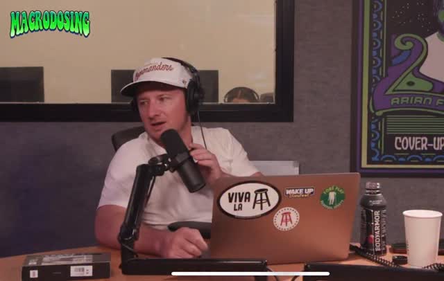 Catch me on today’s episode of @macrodosingpod @barstoolsports — it’s purported to be one of the best episodes of all time