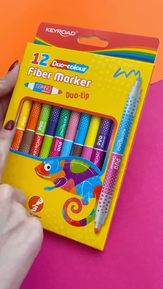 🖍️ 12 Marcadores Duo Color de tus favoritos de Keyroad
🌈 24 colores, punta redonda y lavables
🎨 ¡Diversión y creatividad sin límites!
💬 ¿Listo para crear? Escríbenos y armamos tu pedido:
📞 6617-5658 | 📧 ventas@cuesapanama.com
📍 Todo en CuesaPanama.com
🔗 Link en nuestro perfil ✨