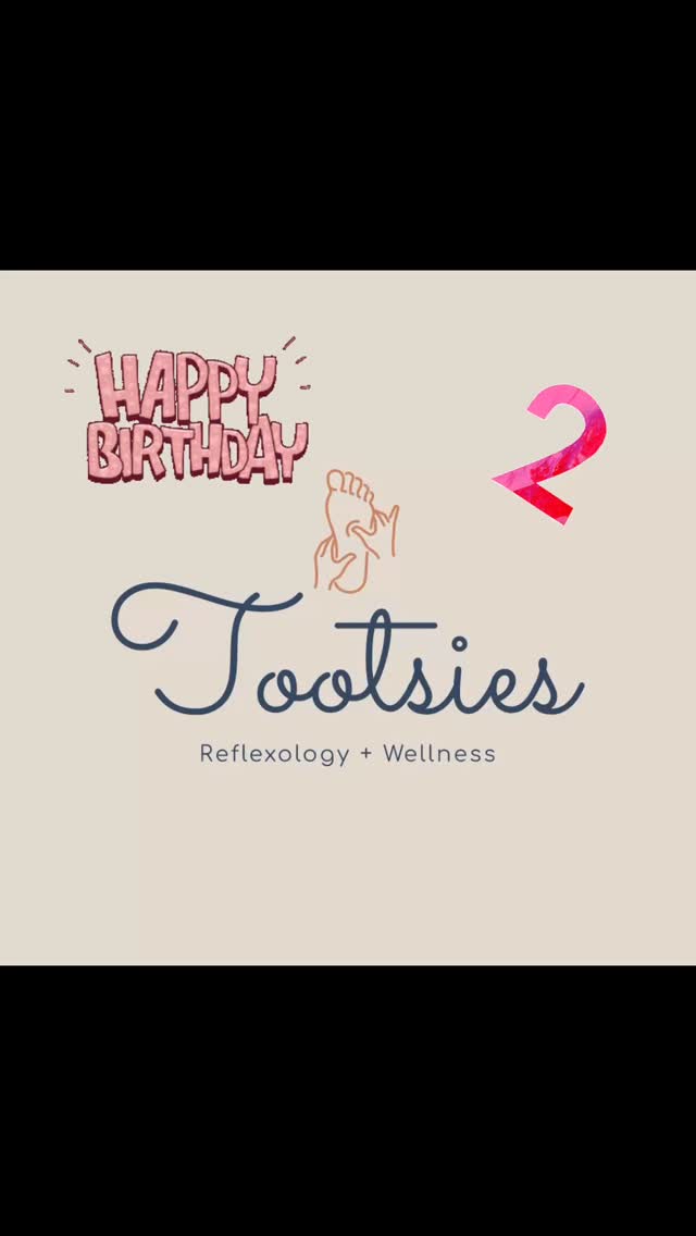 Have a birthday gift from me!
Tootsies turned two at the end of September so to celebrate I’d like to give you all the opportunity to have 20% off any bookings made from now until October 17th.
If you’ve never tried reflexology and always been tempted or just haven’t found time for a relaxing treatment this could be just the moment!
I’ve loved my past two years, meeting so many lovely clients, joining networking events, learning facial reflexology and Indian head massage to add to my treatments.
Thank you to all my wonderful clients and everyone who has helped me along the way especially my key cheerleaders.. you know who you are 😉
T&Cs
👣Bookings need to be made by the 17th October.
👣Appointments can be scheduled up until December 2025.
👣Use the code Birthday20 when booking online or dm.