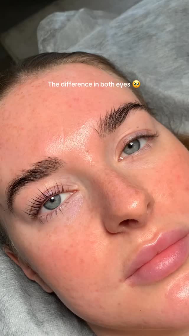 This face + these lashes, I’m just obsessed!!! Korean Lash Lift 🤩 💫✨