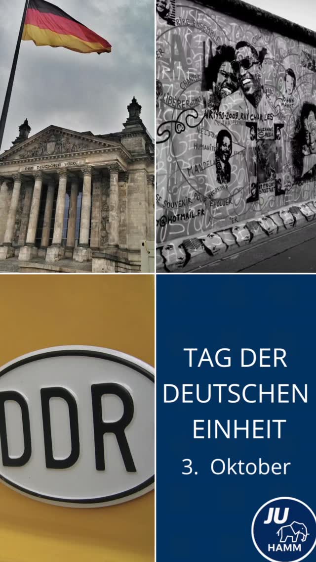 Wir gedenken heute an 35 Jahre #Wiedervereinigung 💪🏼 ein Hoch auf den Kanzler der #Einheit, Helmut Kohl 😊
Freiheit, Demokratie und Zusammenhalt 🇩🇪✨
#tagderdeutscheneinheit#juhamm#jungeunion#hamm#cduhamm