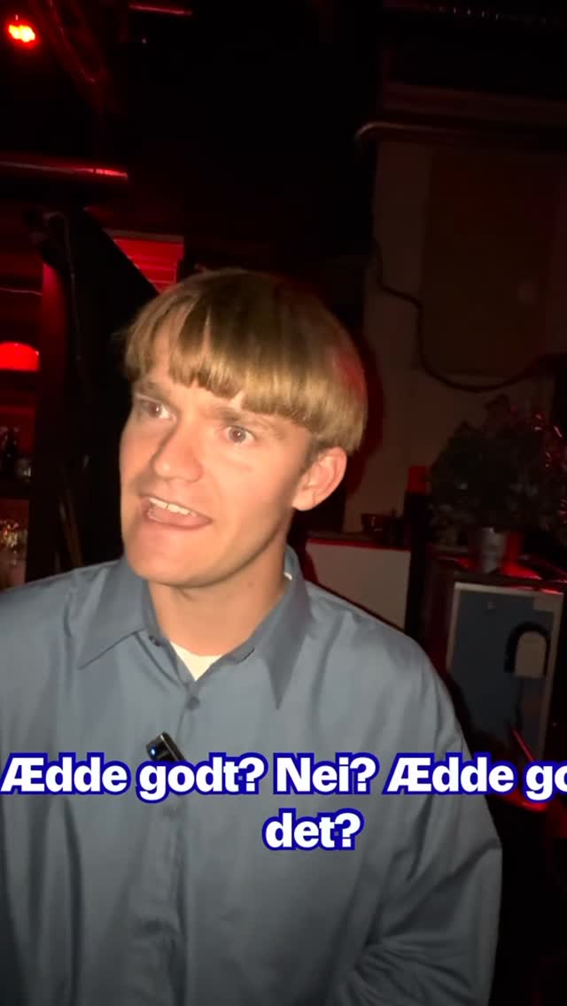 Woop! Var du på stand-up showet med @oleharry?! Det var vilt gøy 🙂↕️