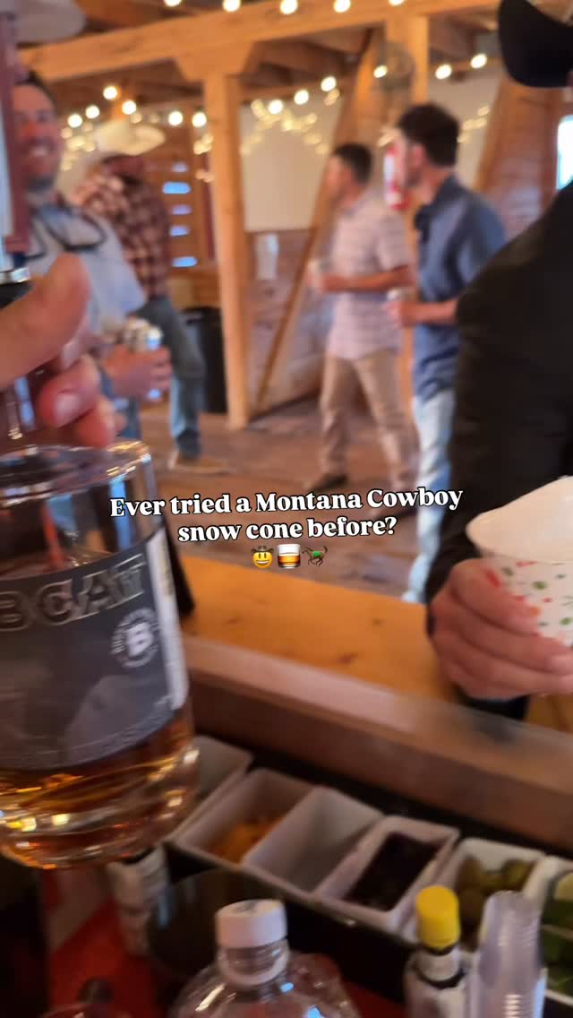 bourbon on the rocks… but make it festive 🤠
we love all the fun things our wedding couples incorporate on their special days. From champagne walls, to full spritzer bars, to snow cone machines, if it’s got ice or it’s chilled we will serve it!
##bourbonontherocks #snowcone #montanacowboy #montanacowboys #bozemanbartenders #bozemanbarservices #bozemanmobilebar #bozemanbar #montanabarservices #montanamobilebar #montanaweddings #montanaevents #bozemanwedding
