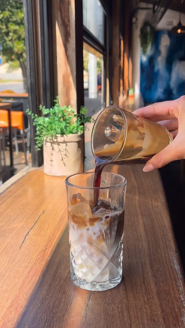 Another newbie! Iced Dirty Chai with Cinnamon Cold Foam! 🍂