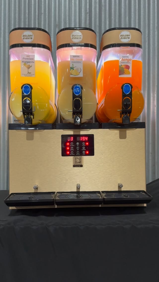 A beautiful margarita machine, with the most delicious flavors, is a must at your event! We are the #1 concessions rental company in San Antonio! #1 trusted by companies in town!
#wedding #birthday #quinceañera #quince #corporateevents #margarita #goldeneventstx