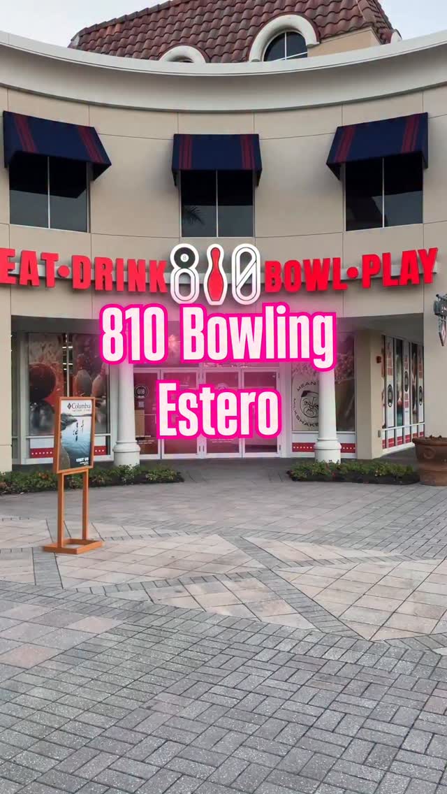 Looking for something fun to do with the kids on a rainy day?
810 Bowling in Estero has everything you need to keep kids of all ages entertained.
From a large selection of arcade games to pool tables, bowling, ax throwing and darts.
They have a full menu serving American classics such as cheeseburgers, cheesy bacon fries, wings, spinach dip and if you’re in the mood for a drink they also a full bar with signature cocktails.
Once you’re done with all the fun and the food, head over to Mean Mugs Milkshake bar located right by the entrance and treat yourself to over the top milk shakes and ice cream
#estero #esterofl #floridatravel #swfl #southwestflorida #swflfoodies #bowling