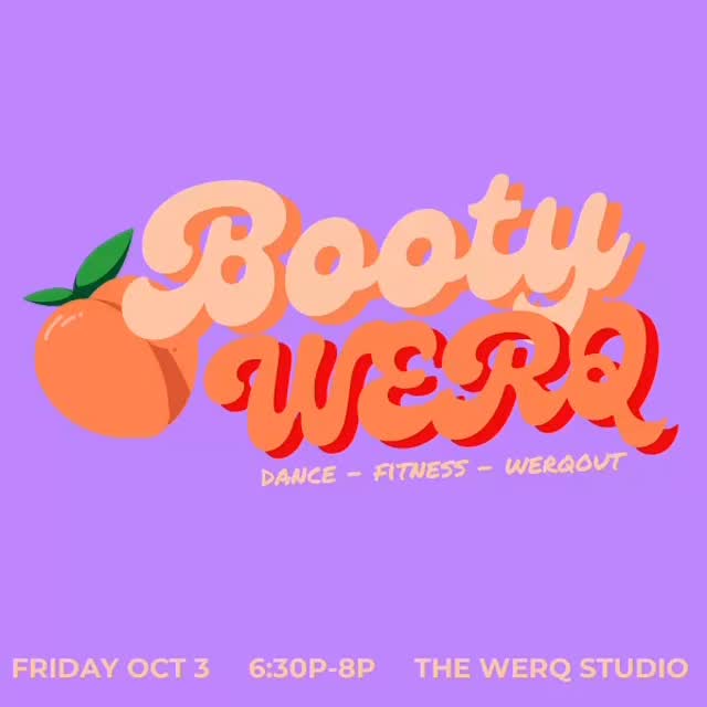 It’s First Friday again!!!! You know what that means…another themed dance party with @werqfitness in #kansascity !
This a judgement-free dance party with all booty anthems in the playlist. Get them cheeks out and READY to shake this Friday, October 3 at the @werqstudio. doors open at 6:15p. Dancing at 6:30p!
Whether you are coming with friends or rolling solo, we are ready to drop it low! Register in advance to save your spot. This workout is FREE, but we love to know who’s showing up!
