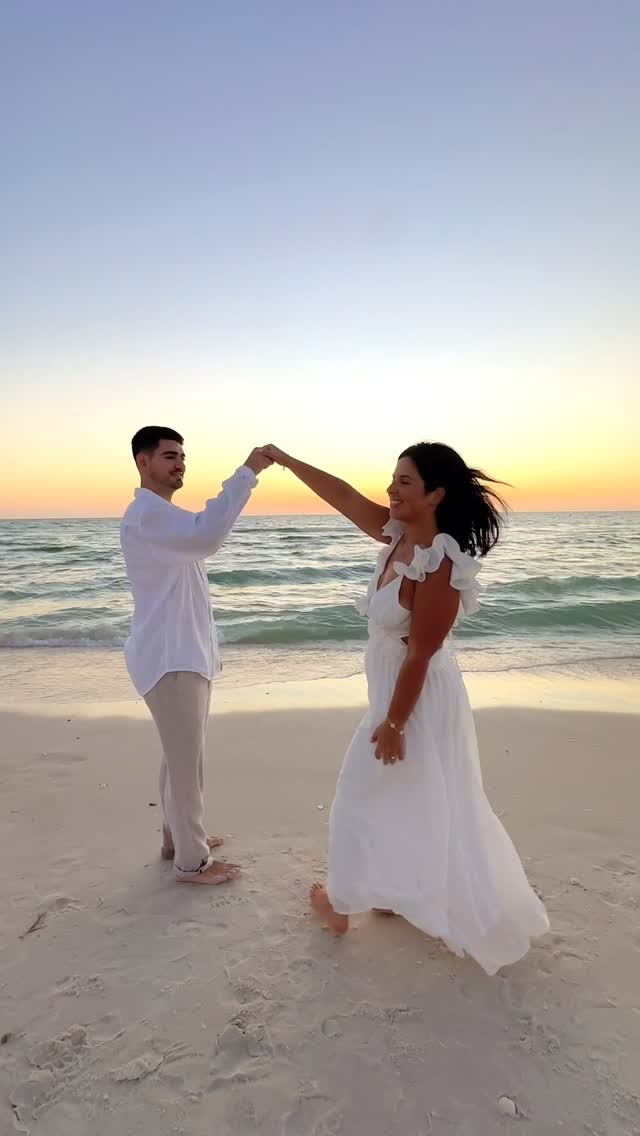An engagement session where the sun and ocean meet. #naplesphotographer #swflphotographer #fortmyersphotographer #bonitaspringsphotographer