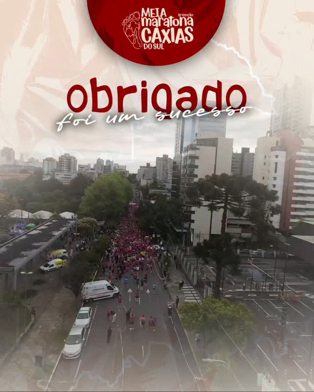 A 10ª Meia Maratona de Caxias do Sul foi mais do que uma prova; foi uma celebração da garra, da saúde e do espírito comunitário. ❤️ Cada quilômetro percorrido foi um testemunho de sonhos alcançados e limites superados.
Nosso muito obrigado 🙏 a cada um dos 3800 atletas que transformaram esta edição em um sucesso estrondoso, vibrando a cada passo e mostrando a força de Caxias do Sul!
Agradecemos profundamente:
▶ Nossos corredores: Pela energia contagiante e pela inspiração.
▶ Voluntários e Equipe: Por dedicarem seu tempo e paixão à causa.
▶ Patrocinadores: Por acreditarem no poder transformador do esporte.
📷 @vezz4 e @droneeia
#MeiaMaratonaCaxiasDoSul #CorridaComAlma #Superação #Motivação #21k #CaxiasDoSul #Orgulho